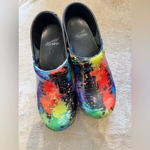 Dansko Colorful Clogs Size 38